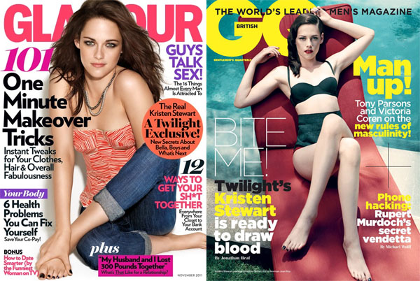 Kristen Stewart appears to be everywhere In November's issue of Glamour