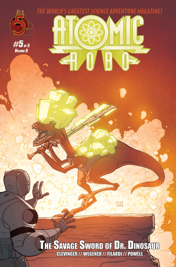 Atomic Robo and The Savage Sword of Dr. Dinosaur #5