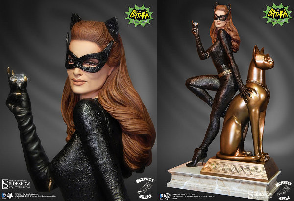 Julie Newmar Catwoman Maquette Diorama