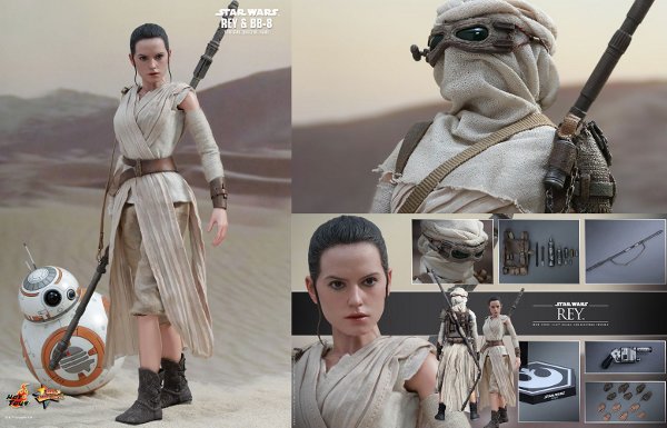Rey and BB-8 Sixth Scale Figures