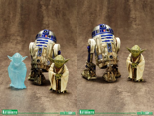 Yoda & R2-D2 Dagobah Two-Pack ARTFX+