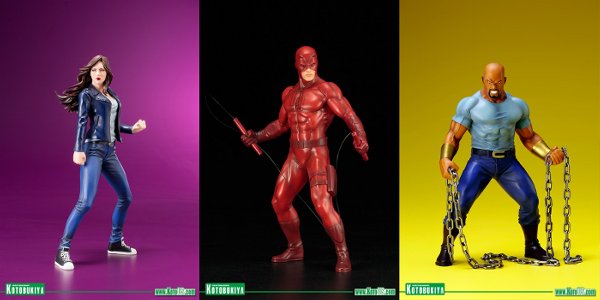 The Defenders ARTFX+ Statues