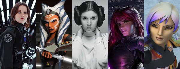 The Top Ten Women of Star Wars