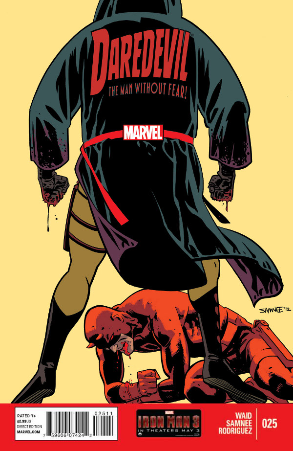 Daredevil #25 cover by Chris Samnee