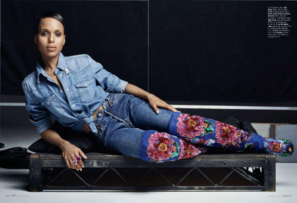 Kerry Washington Covers Elle