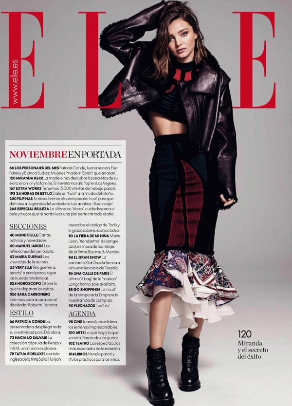 Miranda Kerr - Elle Spain (November 2016)