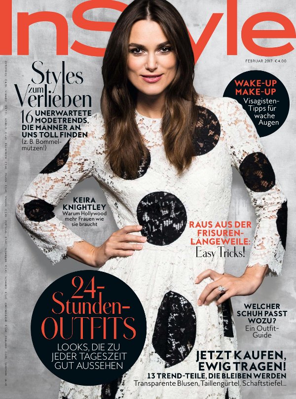 Keira Knightley - InStyle Deutschland (February 2016)