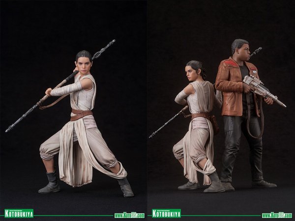 Rey and Finn ARTFX+ Statues