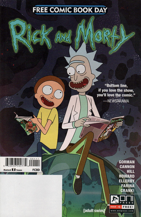 Rick and Morty (Free Comic Book Day 2017) comic review