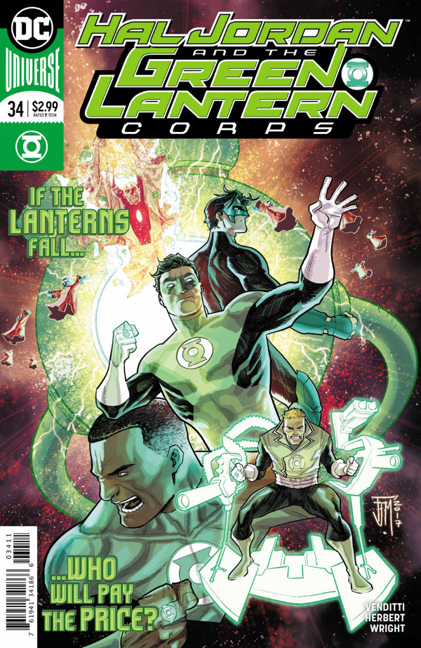 Hal Jordan and the Green Lantern Corps #34 comic review