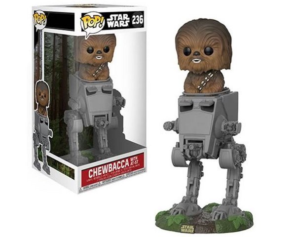 Star Wars Chewbacca in AT-ST Deluxe Pop! Vinyl