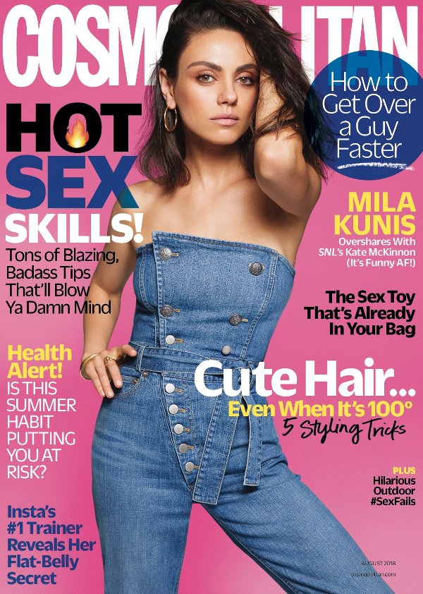 Mila Kunis - Cosmopolitan (August 2018)