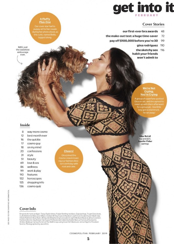 Gina Rodriguez - Cosmopolitan (February 2019)