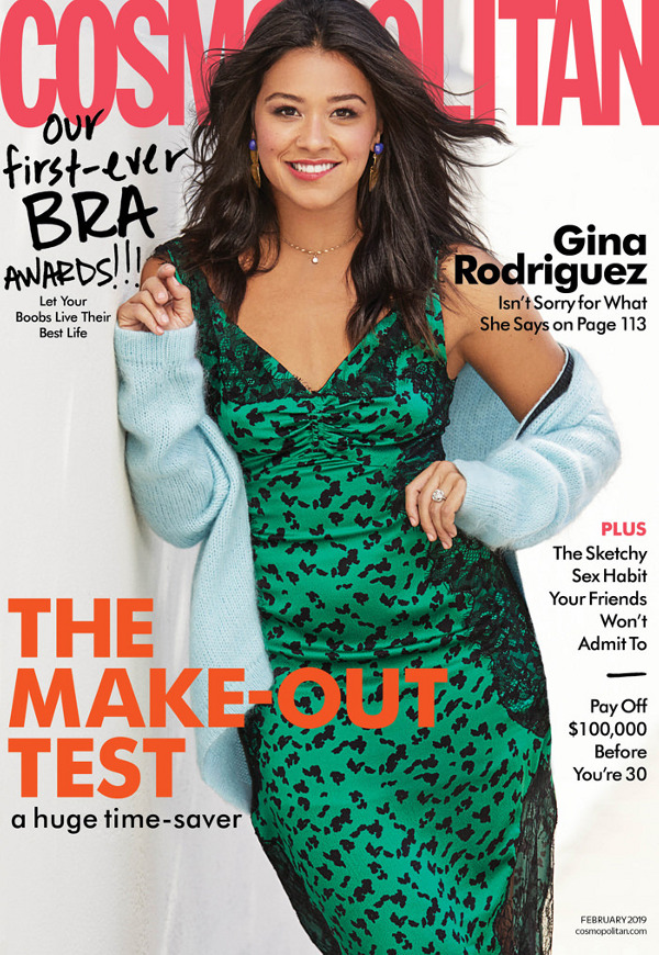 Gina Rodriguez - Cosmopolitan (February 2019)