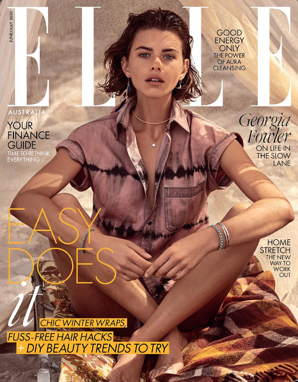 Georgia Fowler - Elle Australia (June 2020)