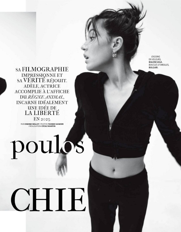 Adèle Exarchopoulos - Madame Figaro (October 2023)