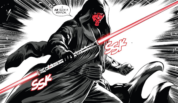 Darth Maul: Black, White, and Red #1 comic review